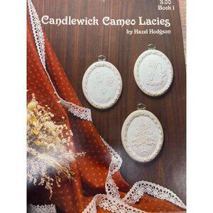 Candlewick Cameo Lacies Vintage Embroidery Hoop Art Pattern Book